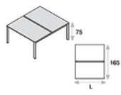 ACTA Бенч 2р.м. 160*165 ACT160X165W