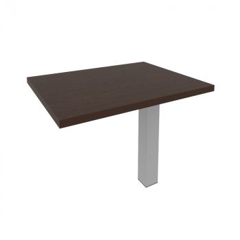 Брифинг-приставка для криволинейного стола (опора КО-1 в комплекте) KB-4