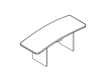 CANNES Стол письменный L210 CANNES SC 210.wal