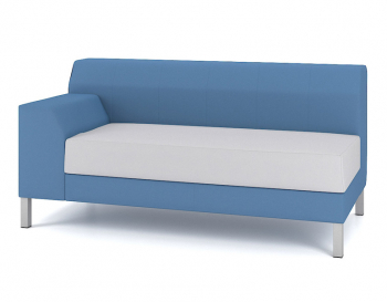Двухместный модуль со спинкой М9L-2DL (2DR) -1500