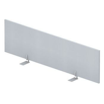 Экран настольный фронтальный (меламин) для отдельного стола ш.160см (с кронштейнами) UDSMFS160