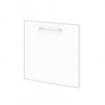 Фасад стекло лакобель белый в раме-левый LT.S-4 R (L) white