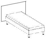 ИЗГОЛОВЬЕ КРОВАТИ (настенное) HPH1370