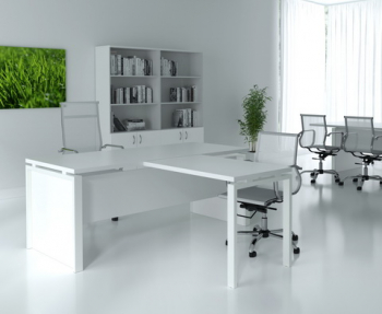 Кабинет руководителя Steel Evo White