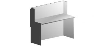 Каркас стойки прямой 1400 BRS-01-1400