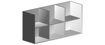 Каркас тумбы низкой 1492х450х725 BRS-04-011