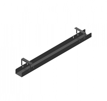 MF Кабель-канал узкий ЧЕРНЫЙ МК-0100(S)-ГП RAL9005