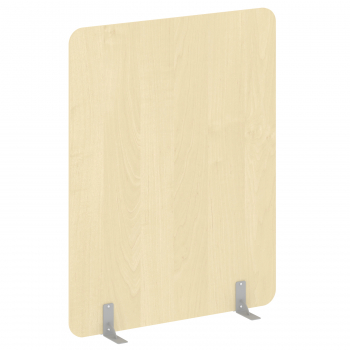 Перегородка на металлических опорах на фетровых подпятниках