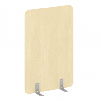 Перегородка на металлических опорах на фетровых подпятниках