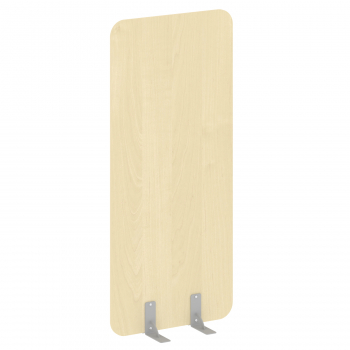 Перегородка на металлических опорах на фетровых подпятниках