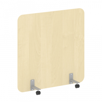 Перегородка на металлических опорах, на роликах DP.R-120-120