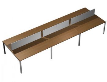 Рабочая станция с настольными экранами ДСП КВ 0131-3