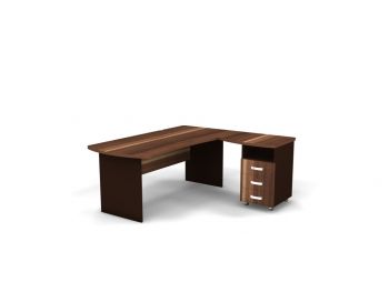 Рабочее место с тумбой правое 7#78685