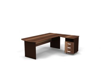 Рабочее место с тумбой правое 6#03186