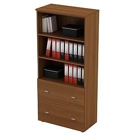 Шкаф для документов с ящиками закрытый, с файлами подвесного хранения