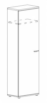 Шкаф для одежды узкий А4 9308 БП