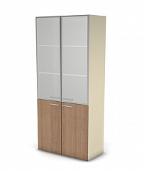 Шкаф MDF с матовым стеклом 5 уровней