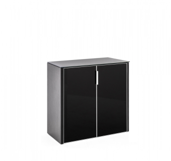 Шкаф низкий CRE2/899 BLACK GLASS