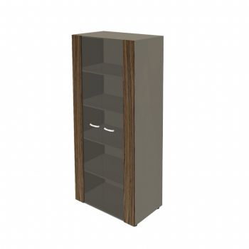 Шкаф высокий со стеклянными фасадами Nt-46