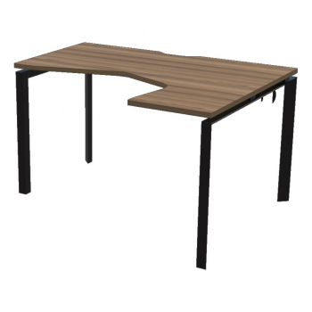 Стол эргономичный правый на металлокаркасе НТМП.П-040 ПР