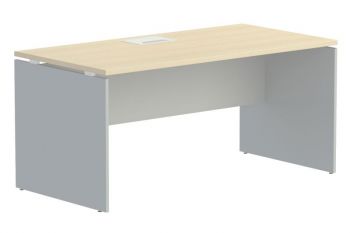 Стол письменный на ДСП опорах с лючком 103