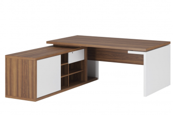 Стол рабочий на опорной креденции левый ZIO28510431