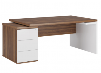 Стол рабочий на опорной тумбе левый ZIO28511431