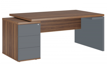 Стол рабочий на опорной тумбе левый ZIO28511439