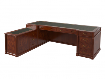 Столы для руководителя (столешница в коже) 01102