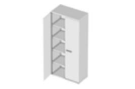 TOUR Высокий шкаф с полками TOUR high cabinet sh