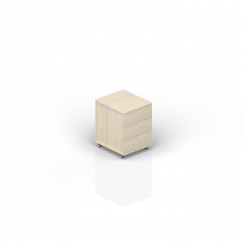 Тумба мобильная (3 ящика, без ручек) UMP3B