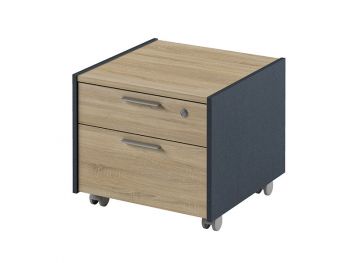 Тумба подкатная с замком на первый ящик I-91