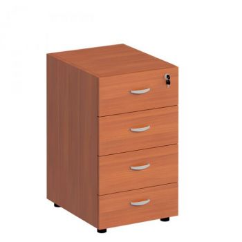 Тумба приставная 4-ящичная с центральным замком без крышки ФС 228