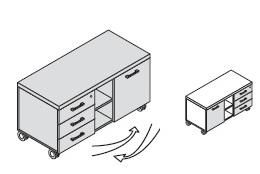 Тумба сервисная