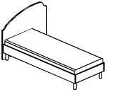 Вариант комплектации кровати 5 Вариант комплектации кровати 5