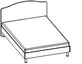 Вариант комплектации кровати 6 Вариант комплектации кровати 6