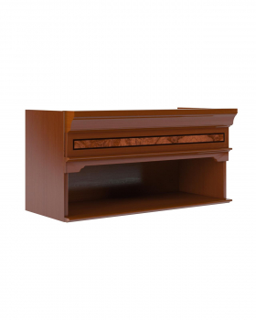 Верхняя секция шкафа с карнизом PV965050