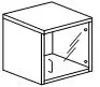 Антресоль высотой 37 см, правая FS783. Фото 1