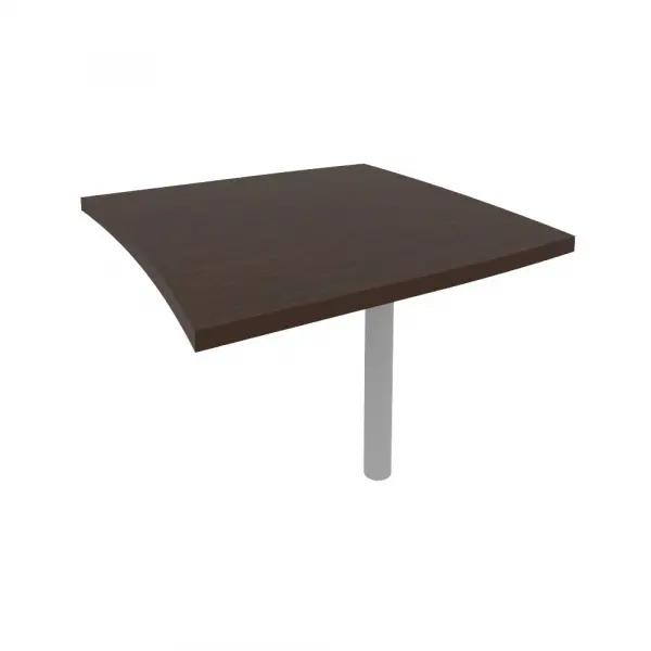 Брифинг-приставка для криволинейного стола (опора КО-1 в комплекте) KB-2. Фото 1