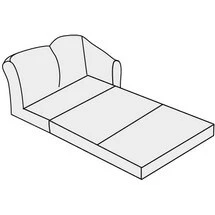 Диван трехместный с левым подлокотником с механизмом Премьер арт.3БР. Фото 1