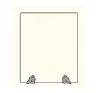 Экран напольный для перегородки, прозрачное стекло. Фото 1