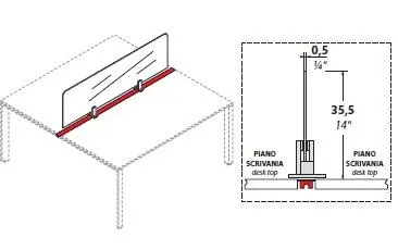 Экран с центральным профилем 153511. Фото 1