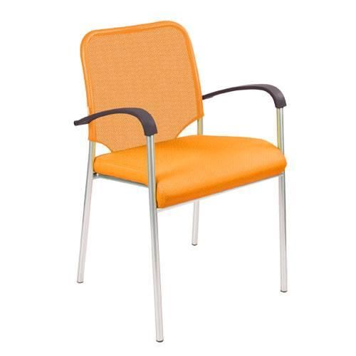 Кресло для посетителя Amigo silver arm. Фото 5