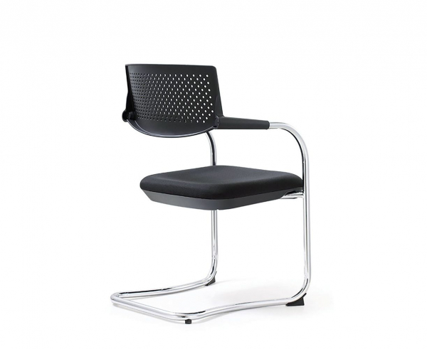 Кресло для посетителя Самба black CF. Фото 3