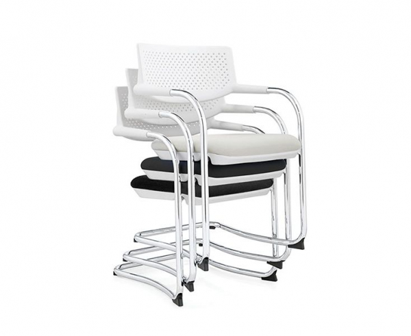 Кресло для посетителя Самба black CF. Фото 7