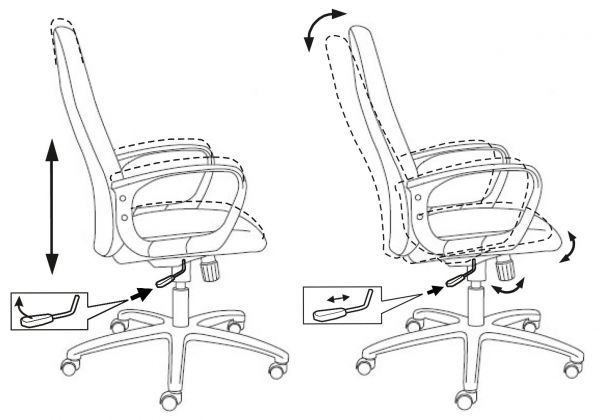 Кресло для руководителя Бюрократ CH-808AXSN. Фото 14
