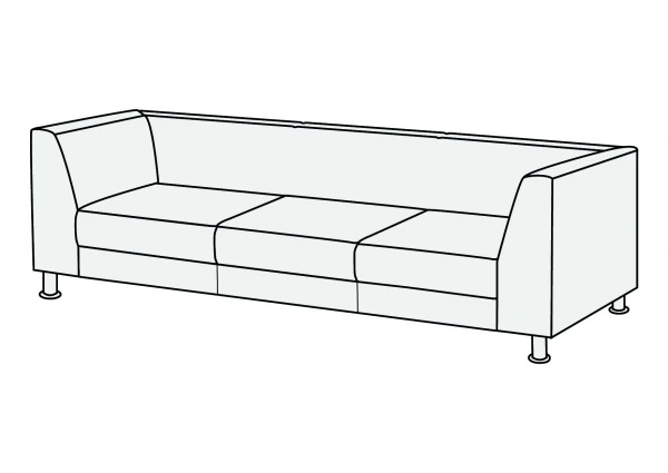 Модуль трехместный левый 3Л. Фото 1