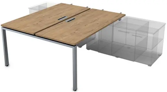 Бенч система на 2 рабочих места, сдвоенные, начальный модуль СПБН-П.974. Фото 1