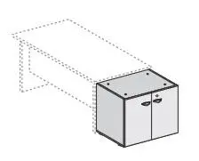 Шкаф боковой 177508. Фото 1