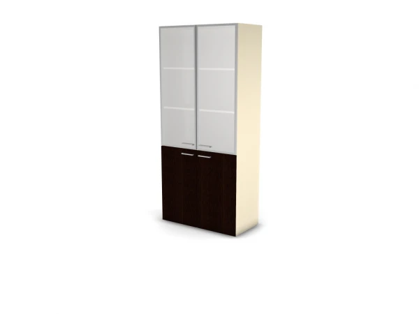 Шкаф MDF с матовым стеклом 5 уровней 49H032.210.1M. Фото 1